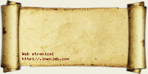 Neda Crnjanski vizit kartica